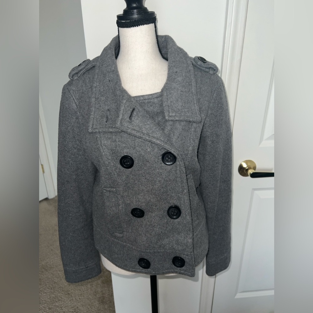 Grey Double Breasted Jacket (Large)